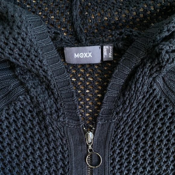 Mexx fishnet hoodie, EUC Size XL - Picture 4 of 10